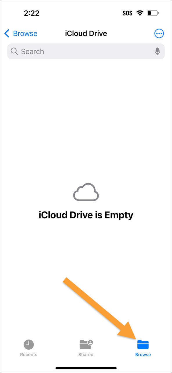 iOS Browse Cloud